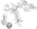 STIHL Cylindre avec piston Ø 42 mm (OEM 1121-020-1212)
