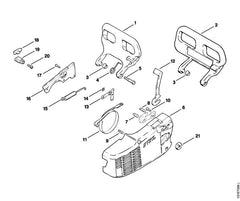 STIHL 11206567700 - Chain catcher