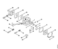 STIHL 11201213301 - Throttle shutter