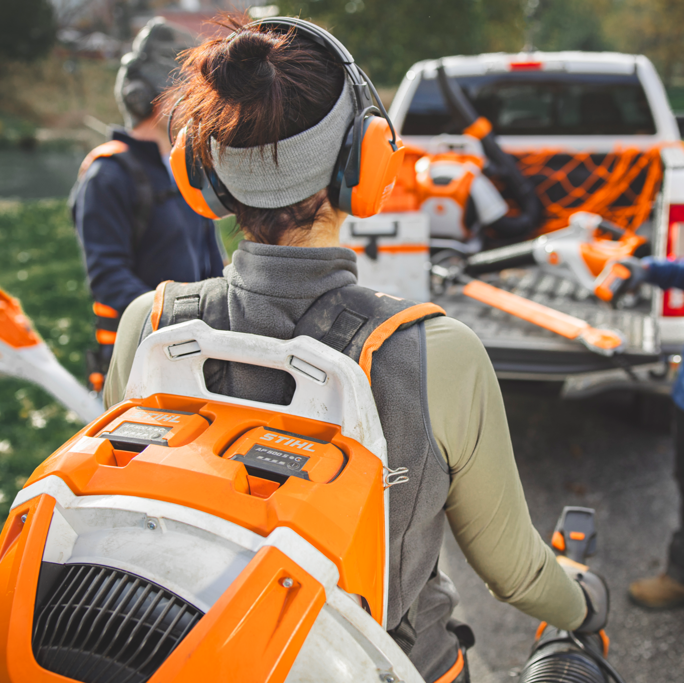 STIHL BRA 500 Souffleur à dos à batterie — Machine nue