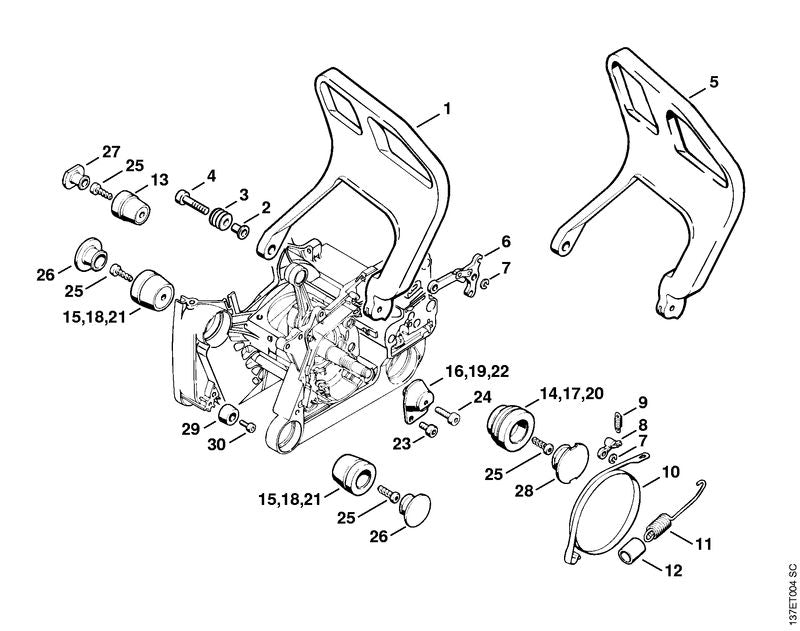 STIHL 11221605400 - Brake band