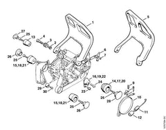 STIHL 11221605400 - Brake band