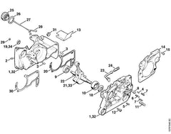 STIHL 11220071053 - Set of gaskets