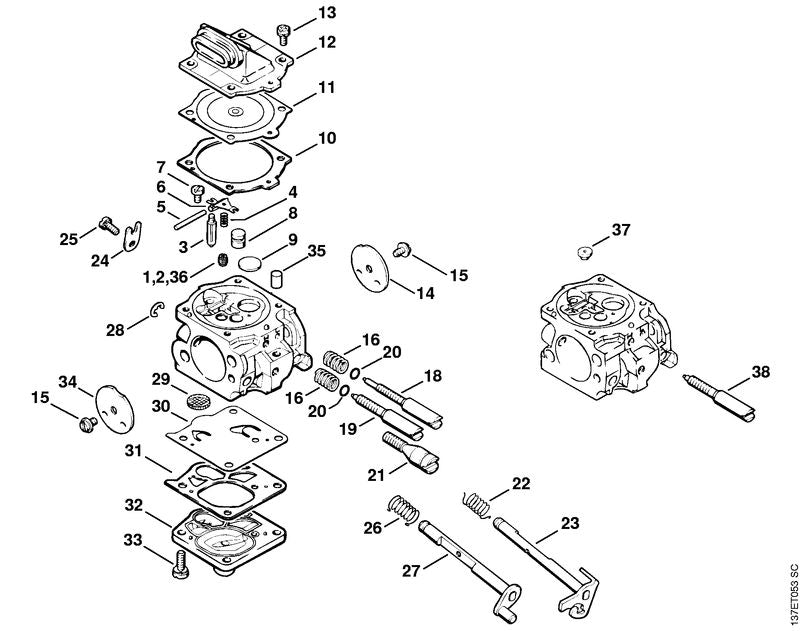 STIHL 11221210700 - Cup plug