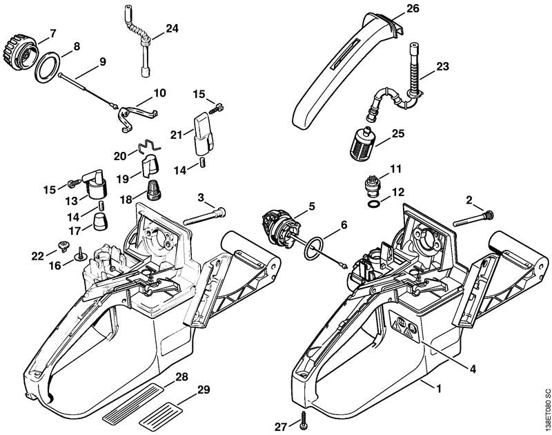 STIHL 11203588105 - Vent insert