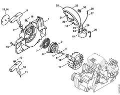 STIHL 11291900601 - Rewind spring