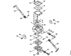 STIHL 41241223600 - Sealing ring