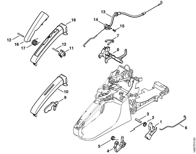 STIHL 11331602500 - Brake cable