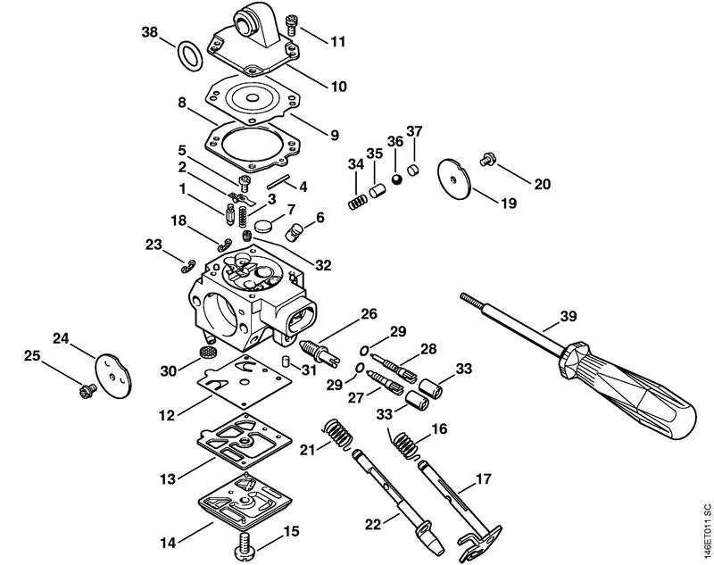 STIHL 11201215600 - Fixed jet 0.56