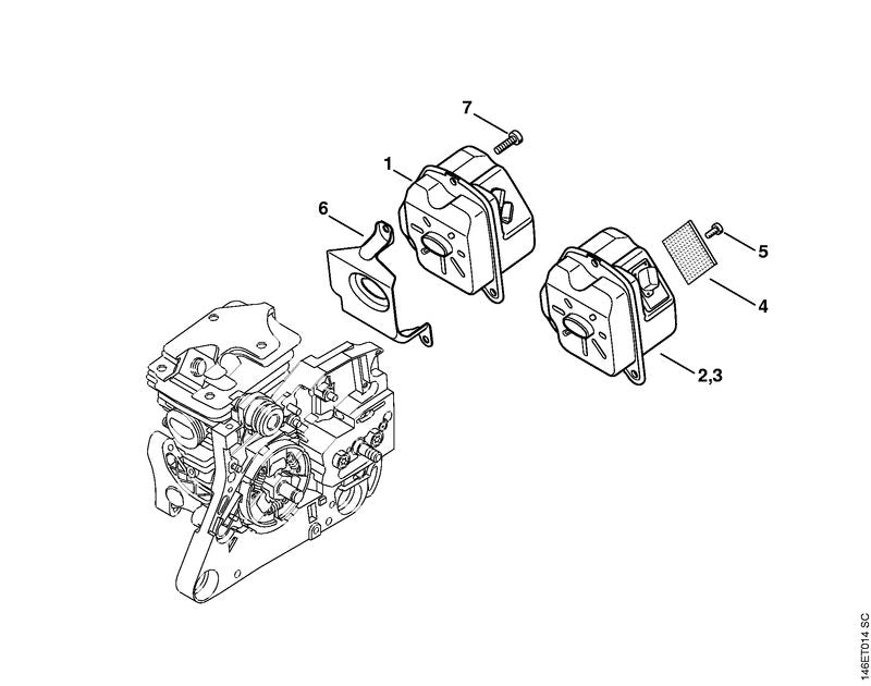STIHL 11331413200 - Cooling plate