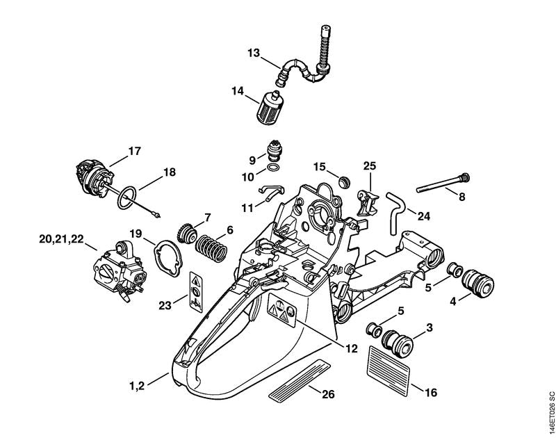 STIHL 11337913100 - Spring