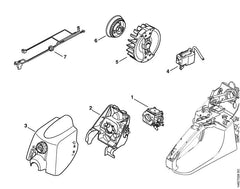 STIHL 11331401902 - Carburetor box cover