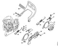 STIHL Levier de frein (OEM 1133-160-5000)