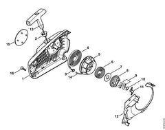 STIHL 11370801809 - Fan housing