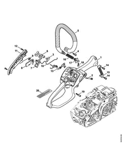 STIHL 11371820901 - Switch shaft