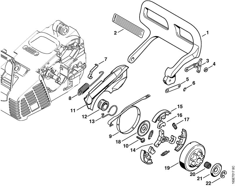 STIHL 00009673724 - Instruction label