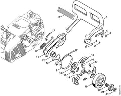 STIHL 00009673724 - Instruction label