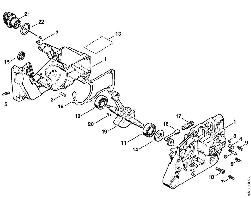 STIHL 11210300400 - Crankshaft