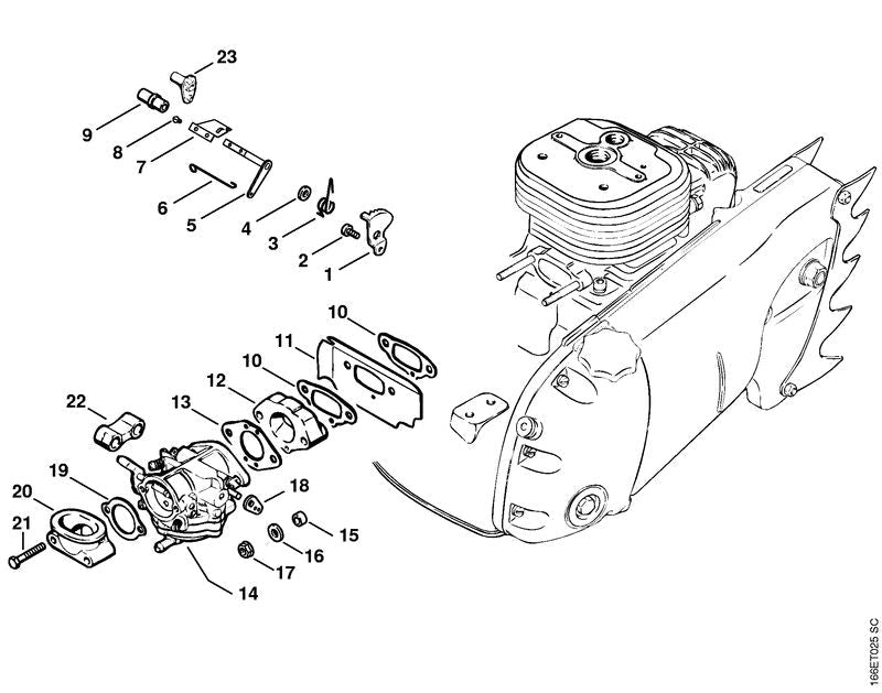 STIHL 00009980811 - Torsion spring