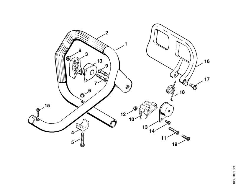 STIHL 11067916105 - Collar screw