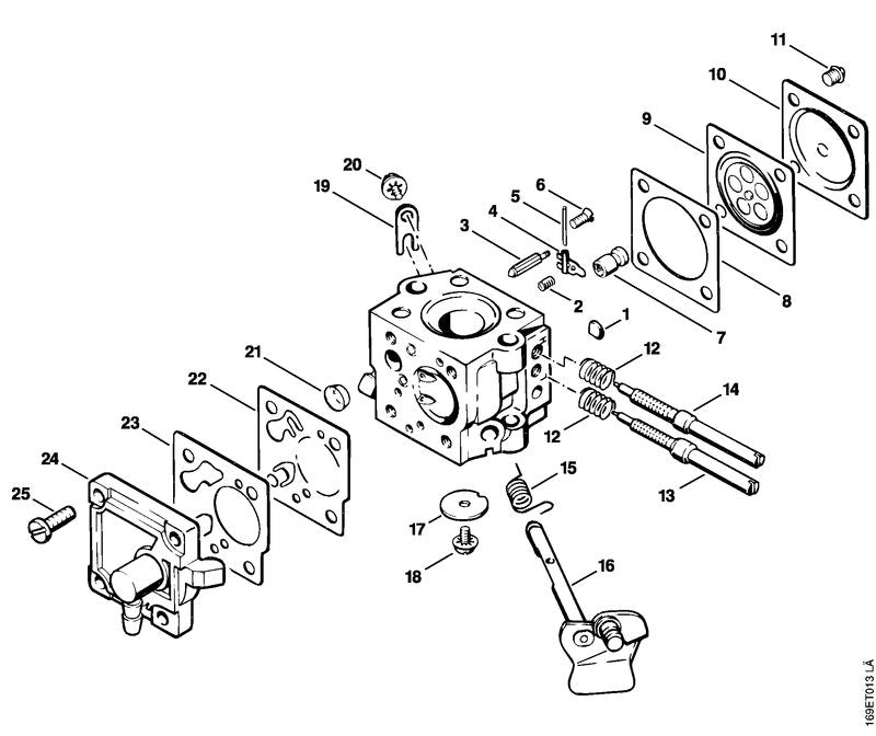 STIHL 11131214700 - Metering diaphragm