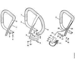 STIHL 11287901750 - Handlebar with hose