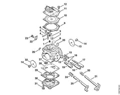 STIHL 11221215607 - Fixed jet 0.74
