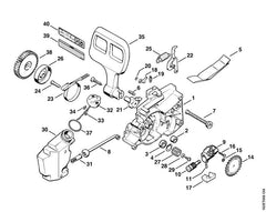 STIHL 12076400500 - Gear housing