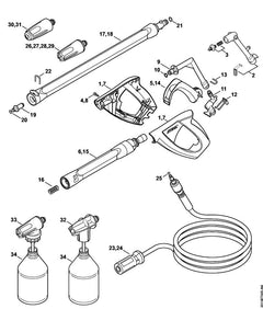 STIHL 47875006600 - Handle