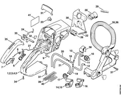 STIHL 11237901017 - Handle housing