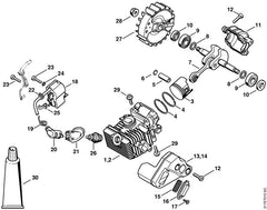 STIHL 11374001307 - Ignition module