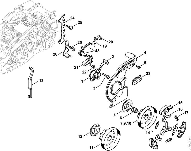 STIHL 11376403202 - Oil pump