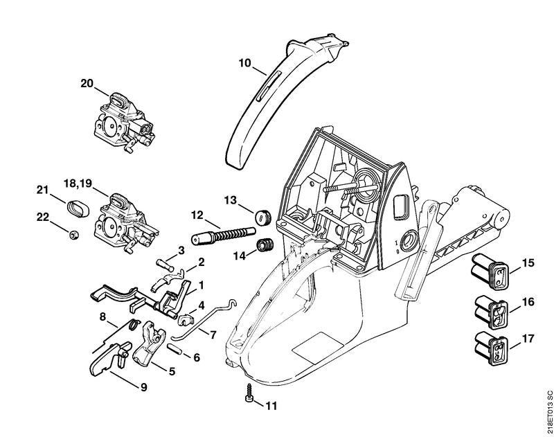 STIHL 11171820805 - Lockout lever
