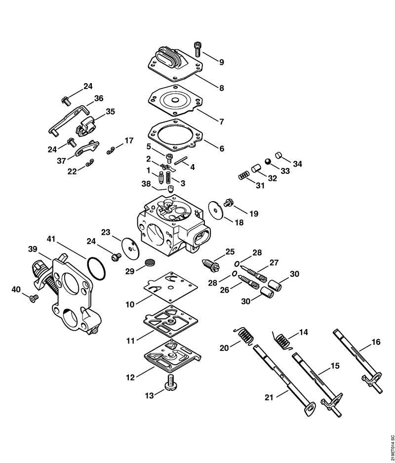STIHL 11381208301 - Lever