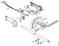 STIHL 41371824505 - Torsion spring