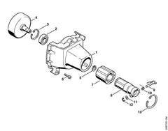 STIHL 41321625000 - Lever