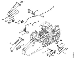 STIHL 11431821000 - Throttle trigger