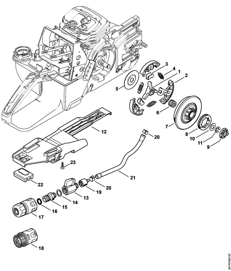 STIHL 42521602000 - Clutch