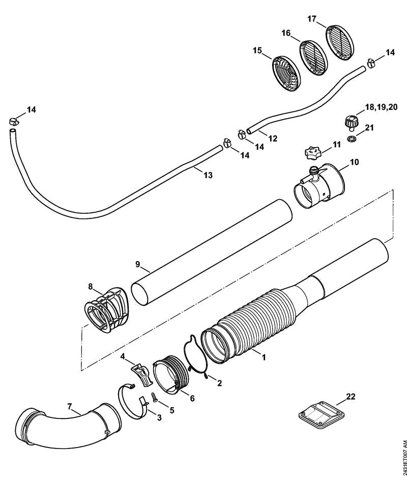 STIHL 42037006312 - Nozzle Ø 0.8 mm