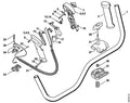 STIHL Poignée de commande (OEM 4134-790-1351)