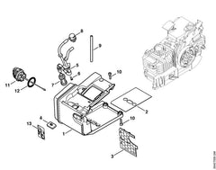 STIHL 11293500807 - Tank housing