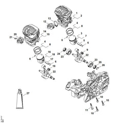 STIHL 11410302003 - Piston Ø 44.7 mm