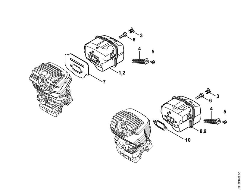 STIHL 11351459002 - Plug