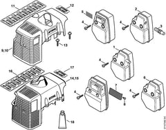 STIHL 41281400612 - Muffler