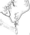 STIHL Câble de commande des gaz (OEM 4180-180-1153)