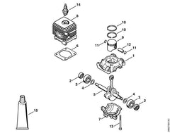 STIHL 42290300400 - Crankshaft