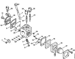 STIHL 42291202204 - Flange