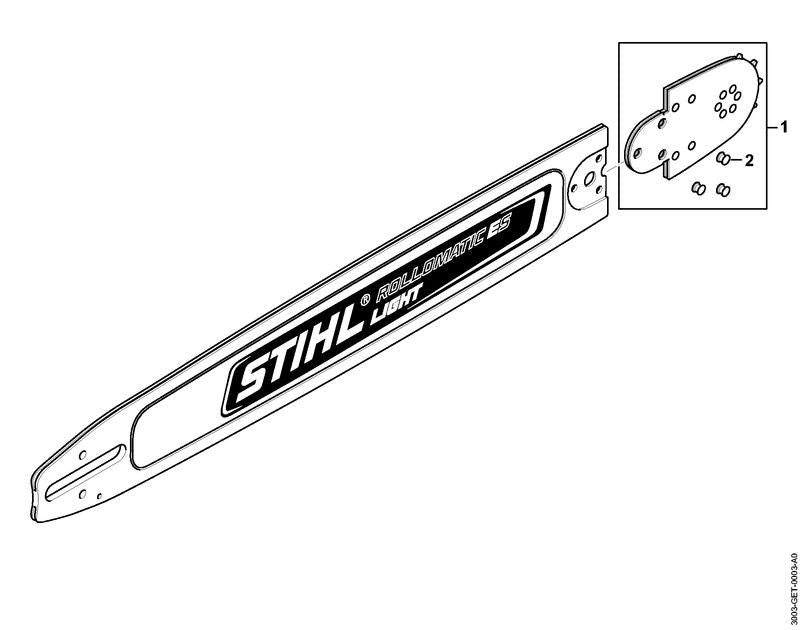 STIHL 30030002231 - Light X | 63cm/25" | 3/8" | 1,3mm/.050"