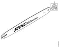 STIHL Guide-chaîne L06 63cm/25" 1,3mm/0.050" 3/8" (OEM 3003-000-7831)