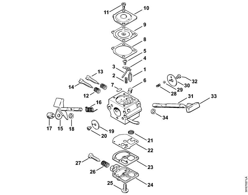 STIHL 41191223000 - Torsion spring